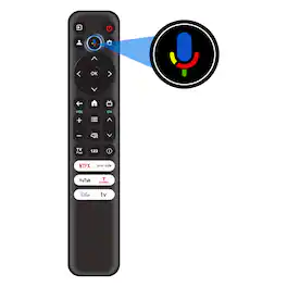 VINABTY - New RC813 RC902V Voice Replace Remote Fits for TCL TV 50Q550G 55Q550G 65Q550G 55Q650G 65Q650G 75Q650G 85Q650G - Black