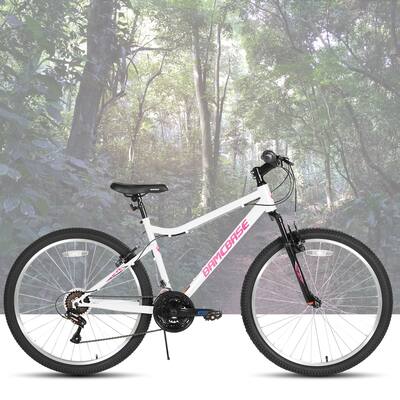 HILAND 26 Inch Womens Mountain Bike with 18 Speed, High Carbon HILAND 26 Inch Womens Mountain Bike with 18 Speed, High Carbon