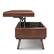 Alt View 13. Simpli Home - Owen Lift Top Large Coffee Table Storage Ottoman - Distressed Saddle Brown.