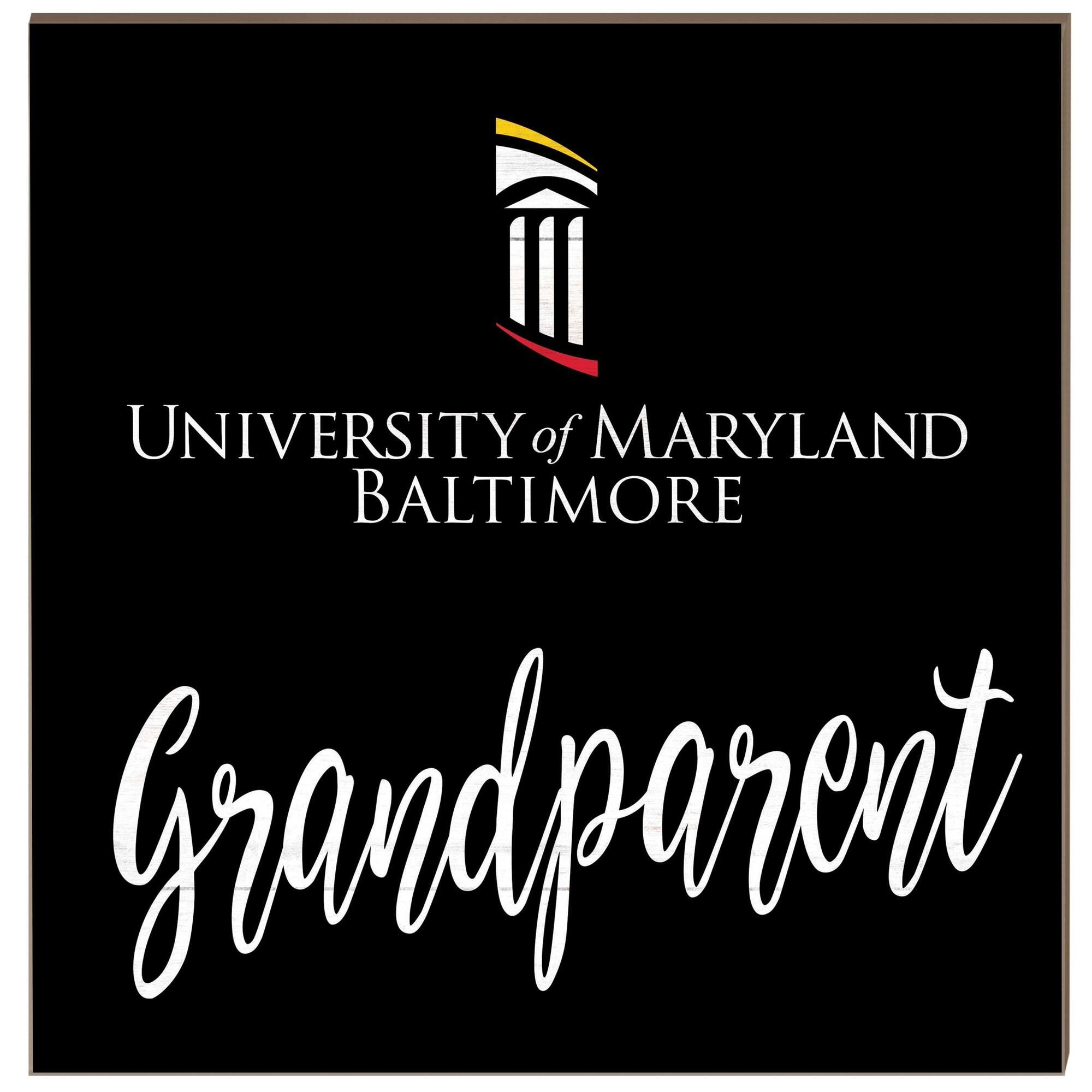 University of Maryland Baltimore 10'' x 10'' Grandparent Plaque
