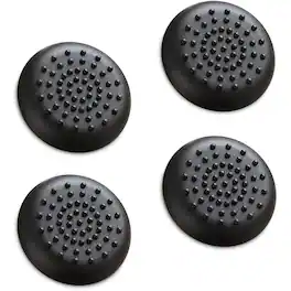 Fosmon - 4 Pack For Xbox Controller Grip, Silicone Xbox Controller Thumb Grips Cover for Xbox One Series X|S, PS5 Controller Grip - Black