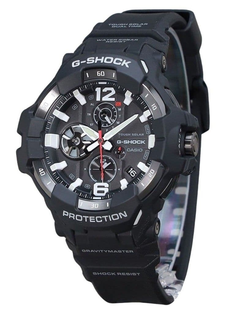 Casio - G-Shock Master Of G-Air Gravitymaster Smartphone Link Analog Tough Solar GR-B300-1A 200M Men's Watch - Black