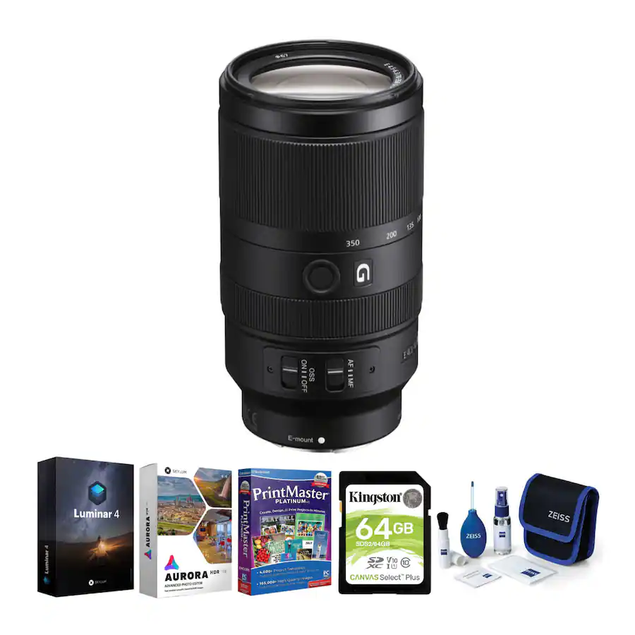 Sony E 70 350mm G OSS Lens with Software Suite and
