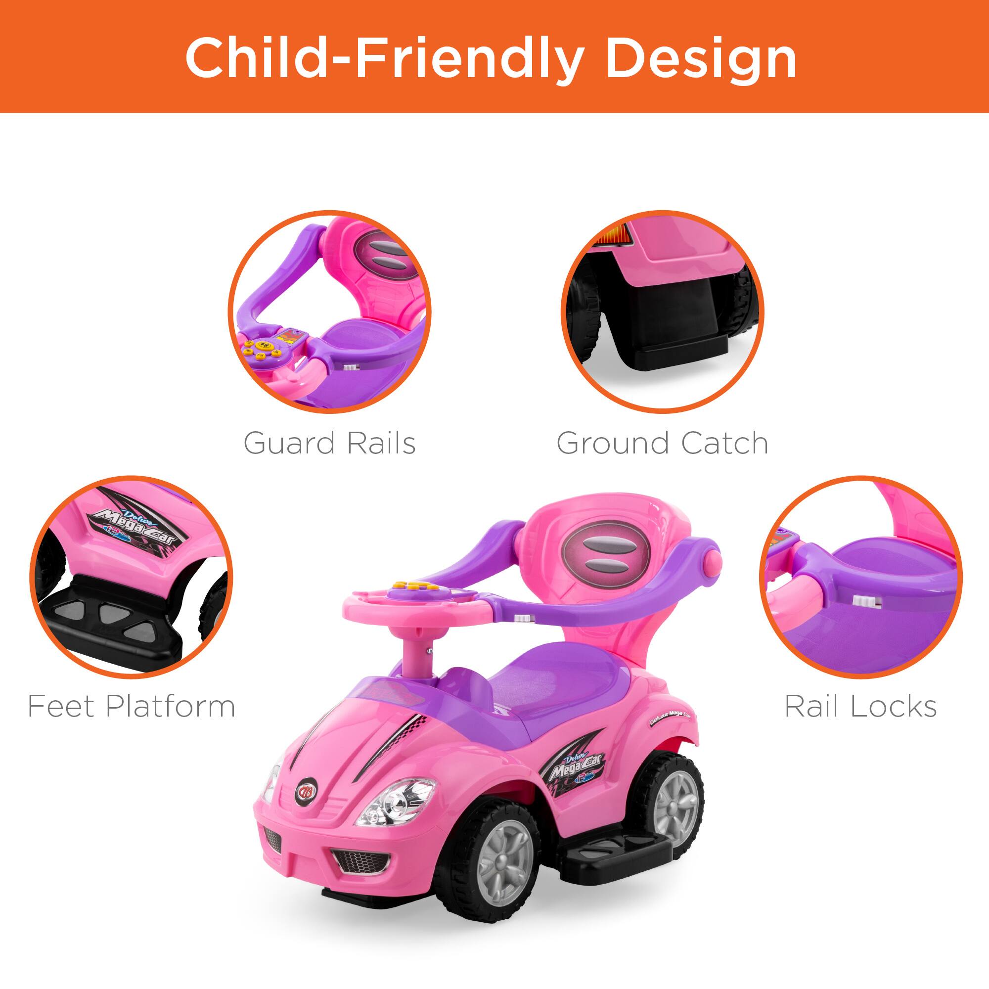 Child-Friendly Design

- Guard Rails
- Ground Catch
- Feet Platform
- Rail Locks