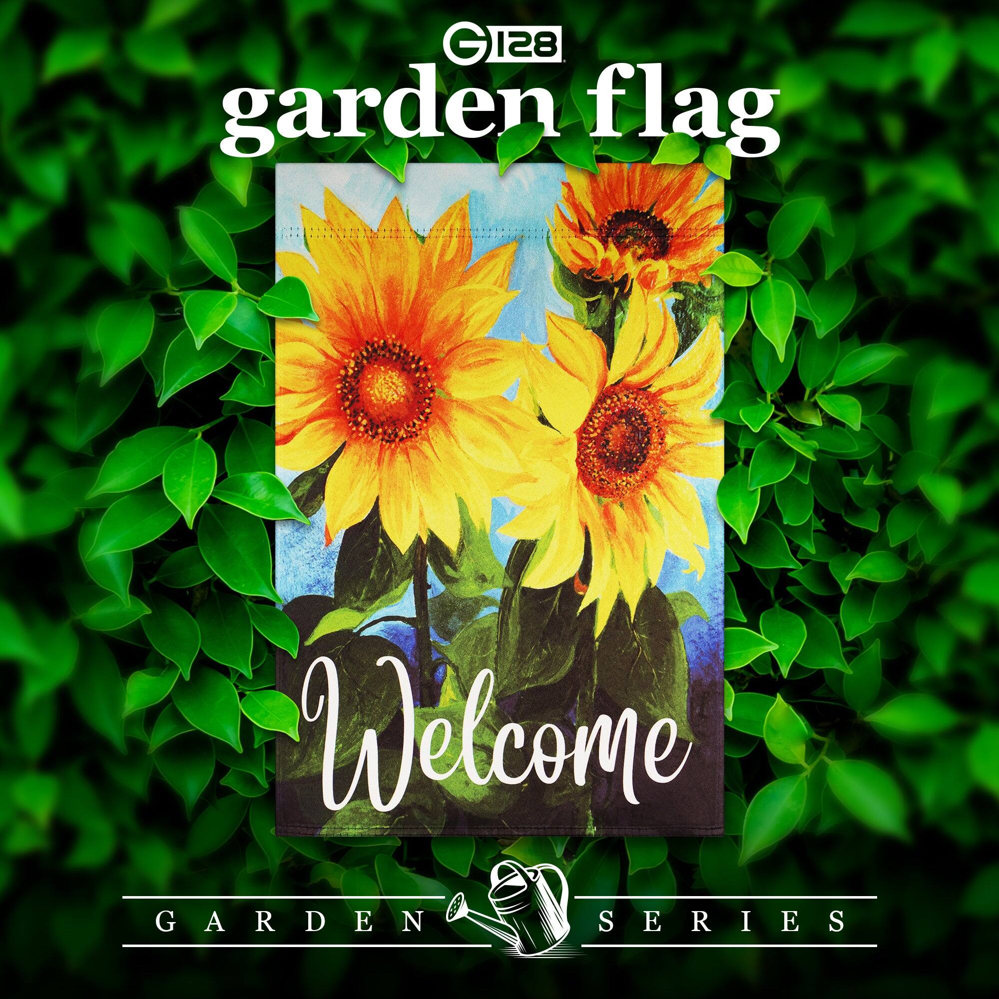 G 128 garden flag  
Welcome  
GARDEN SERIES