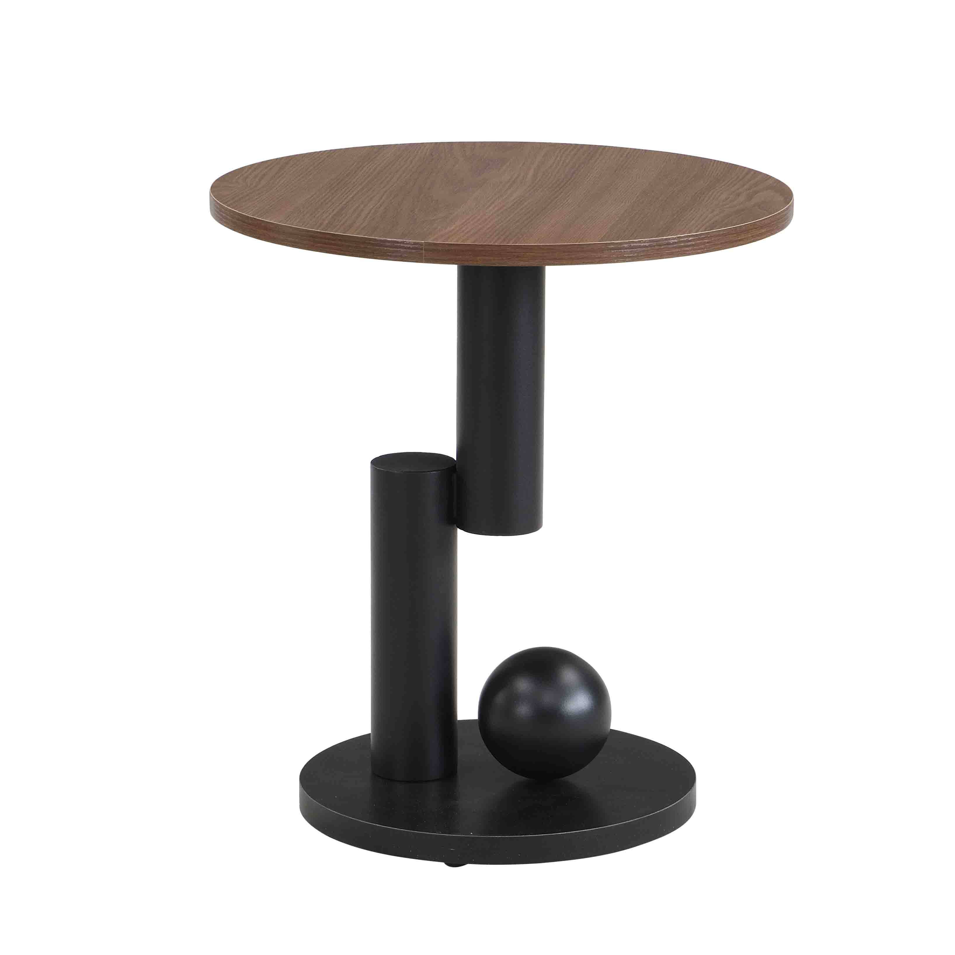 Alt View 2. Loheer - Loheer Luxury Nesting Coffee Table Set of 2 Oval and Round Center Table with Storage Black - Black.