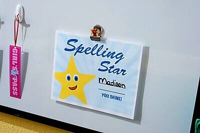 GIRL'S PASS  
Spelling Star  
Madison  
YOU SHINE!