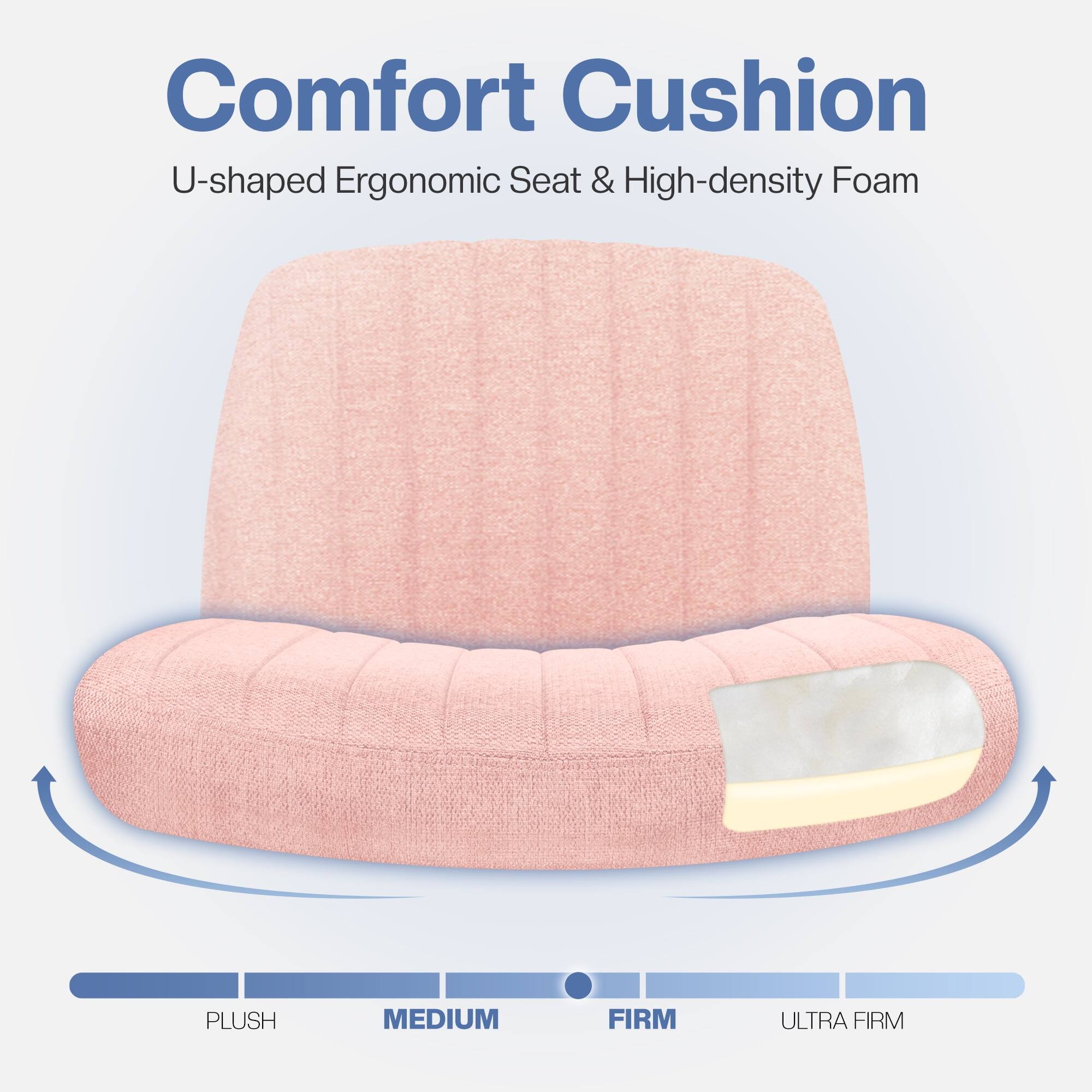 Comfort Cushion  
U-shaped Ergonomic Seat & High-density Foam  

PLUSH  
MEDIUM  
FIRM  
ULTRA FIRM
