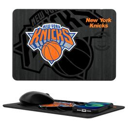 Keyscaper - New York Knicks Wireless Charger & Mouse Pad - Multicolor