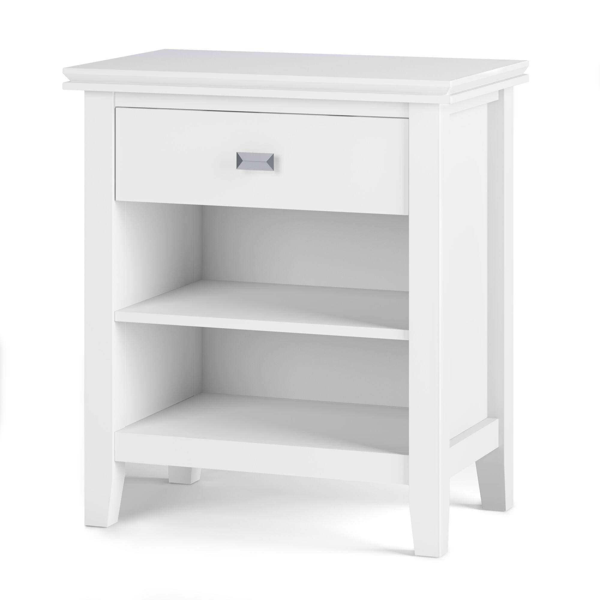 Alt View 12. Simpli Home - Night Stand, Bedside table - White.