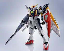 PopMarket - Tamashii Nations - Mobile Suit Gundam Wing - Metal Robot Spirits - SIDE MS Wing Gundam Action Figure - COLLECTIBLES - Multicolor