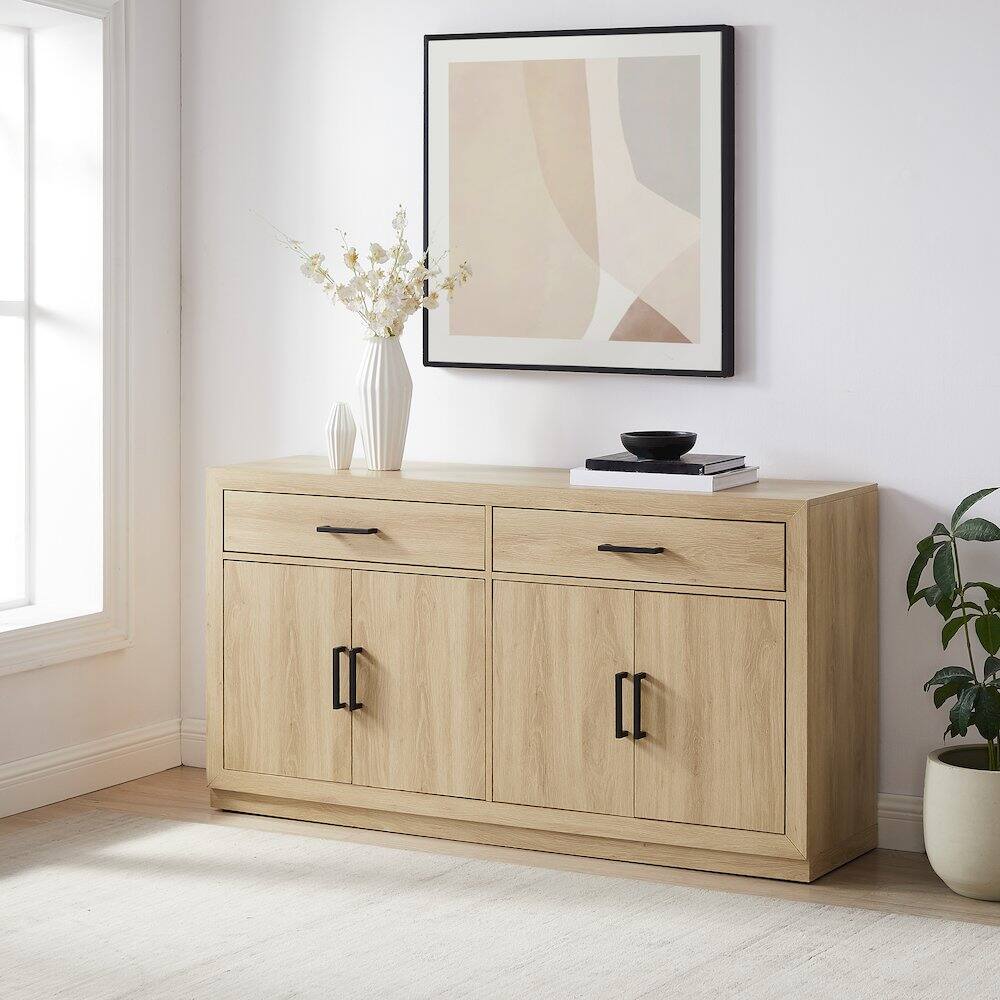 Alt View 9. Crosley Furniture - Isla Sideboard - Ash.