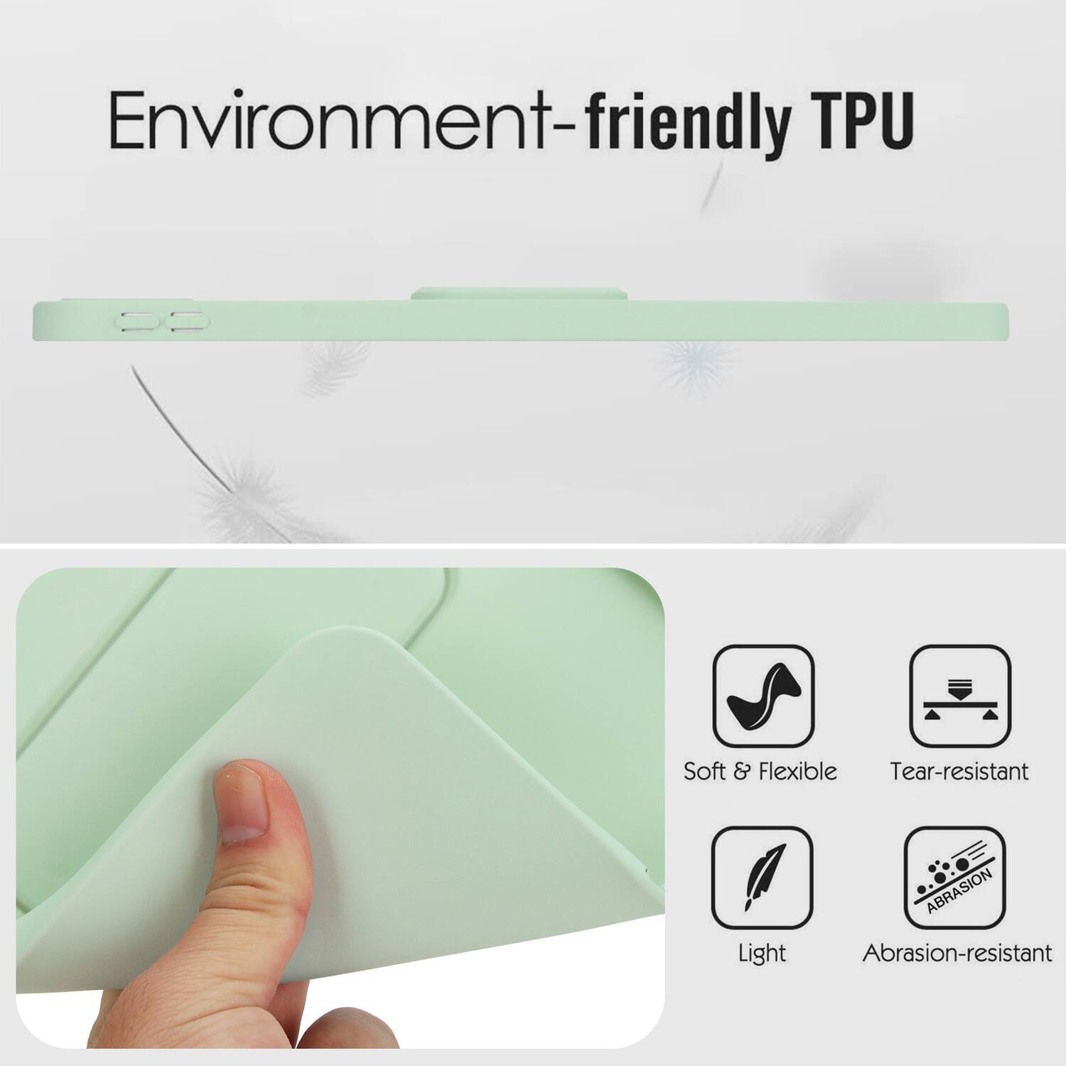 Dteck Slim PC TPU Hybrid Case for Apple iPad (A16) 11