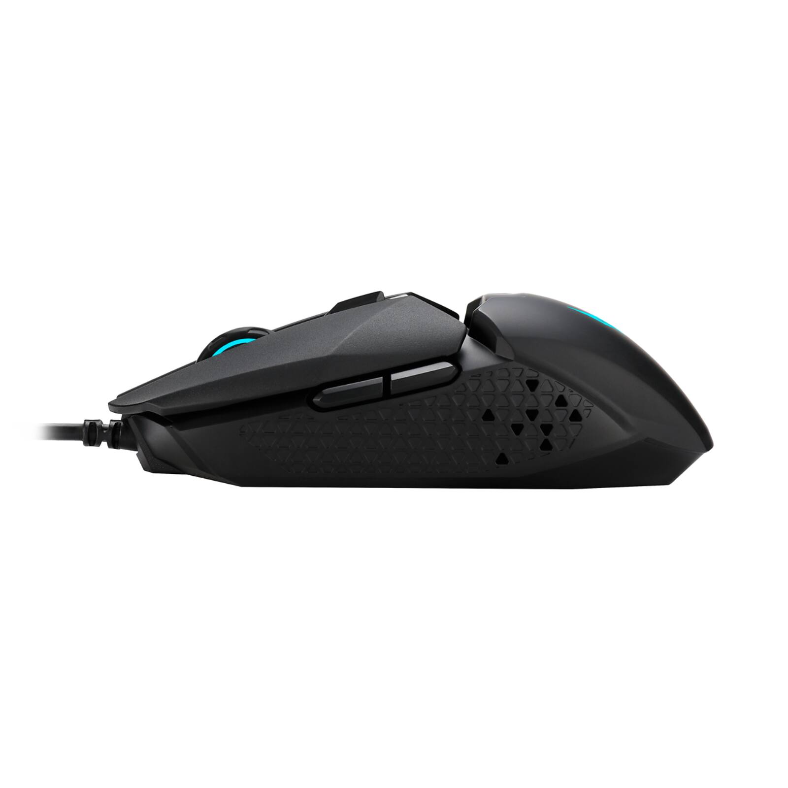 Back. Acer - Predator Cestus 327 Gaming Mouse with 8000 DPI Sensor 20 Million Click Lifespan 6 Buttons USB Wired Ergonomic - Black.