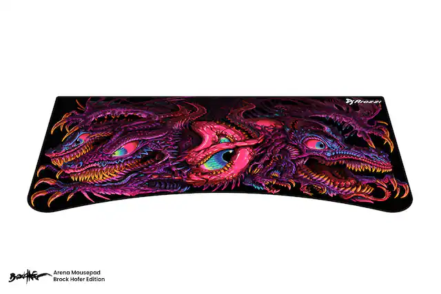 Front. Arozzi - Arena Desk Pad - Crawling Chaos.