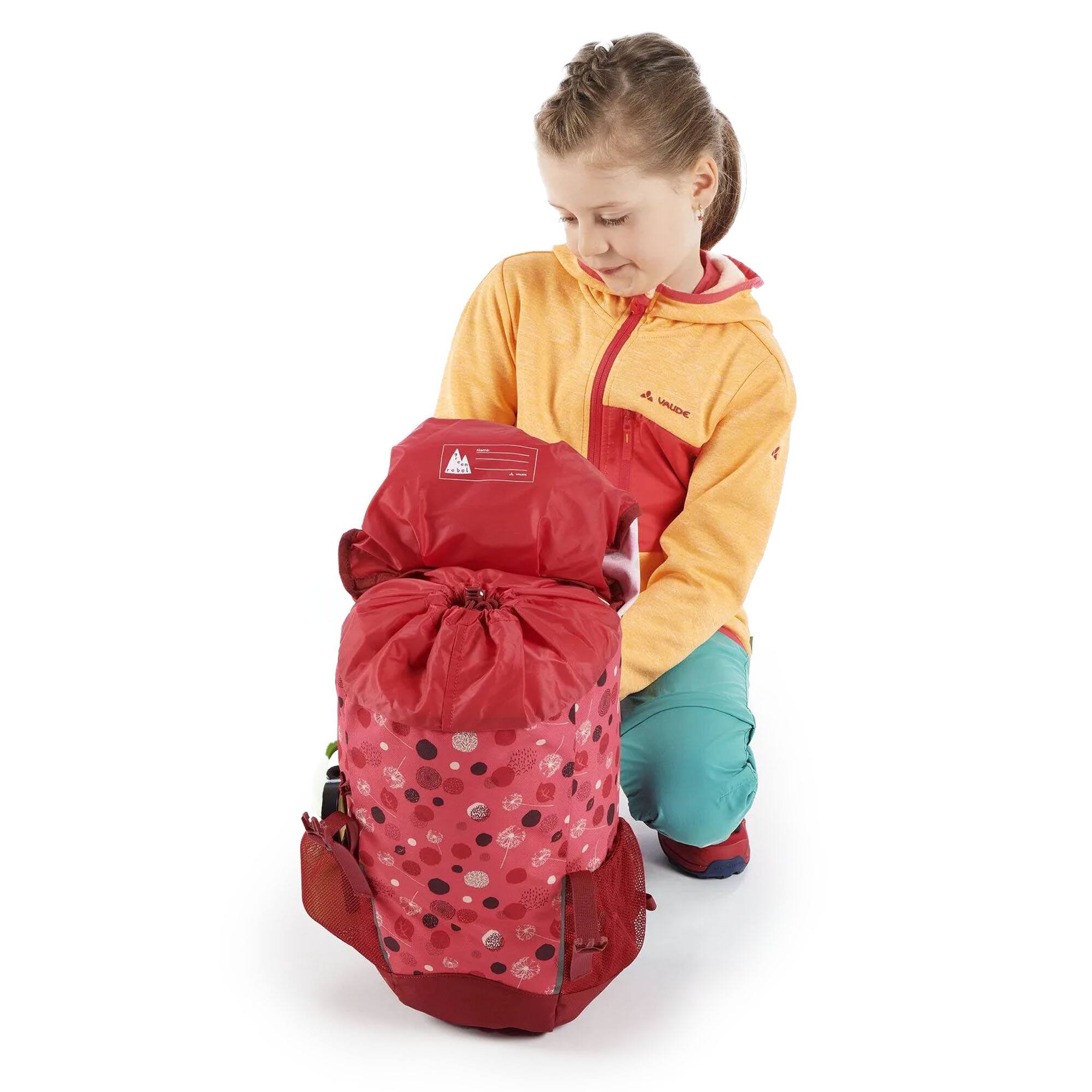 Alt View 4. VAUDE - Vaude Skovi 15 Children's Backpack - Bright Pink/Cranberry - Bright Pink/Cranberry.