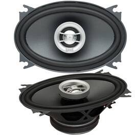 Powerbass - OE-462 - 4x6" Coaxial Speakers 2-Ohm - Pair - Black/Gray