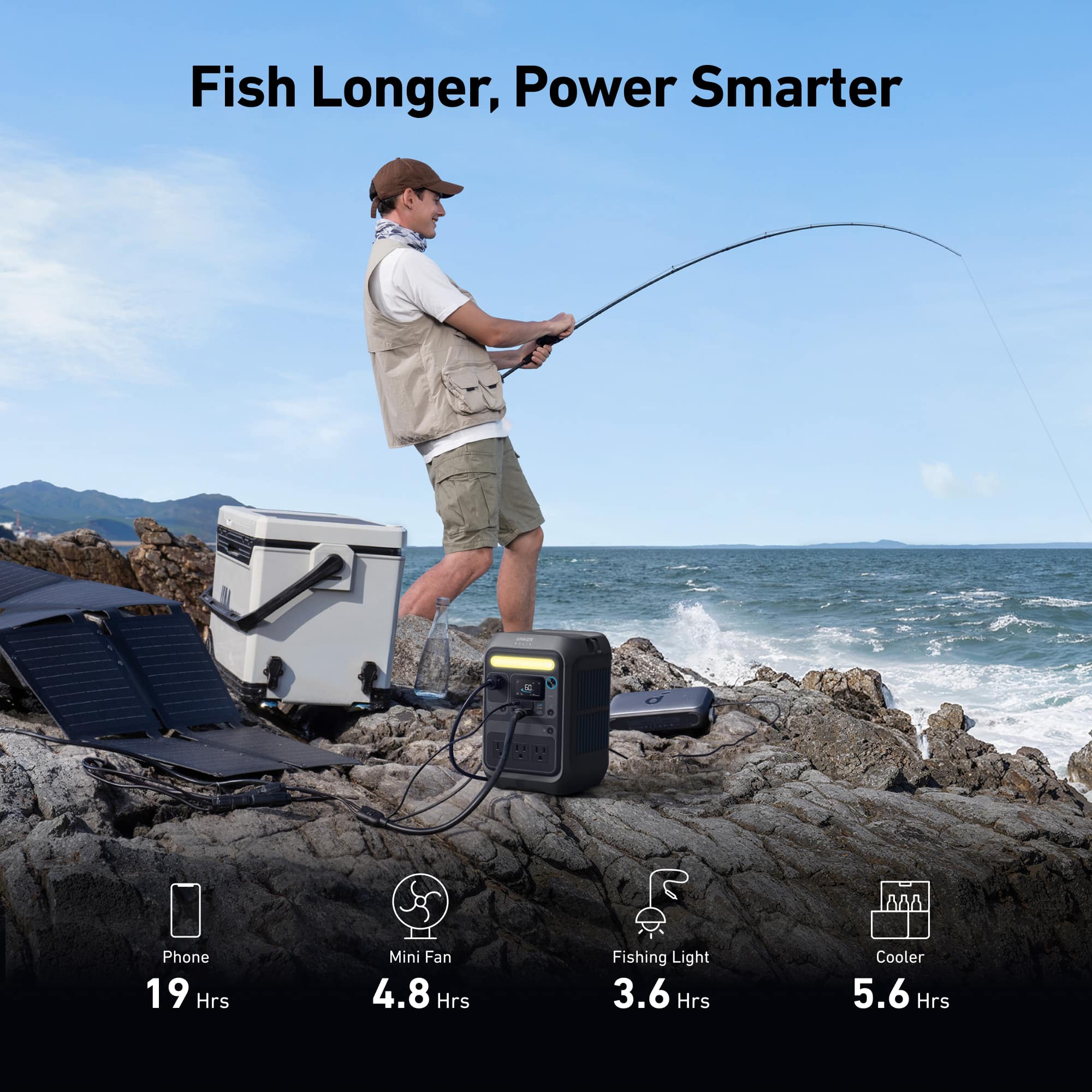 Anker - SOLIX C300X Portable Power Station 288Wh(90,000mAh)/