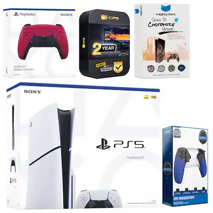 - PlayStation 2 DualSense Wireless Controller for PS5
- 2 YEAR EXTENDED WARRANTY
- mighty skins SKINS TO CUSTOMIZE YOUR PLAYSTATION 5 SLIM CONTROLLER
- PlayStation 5
- FPS TRIGGERSTOPZ