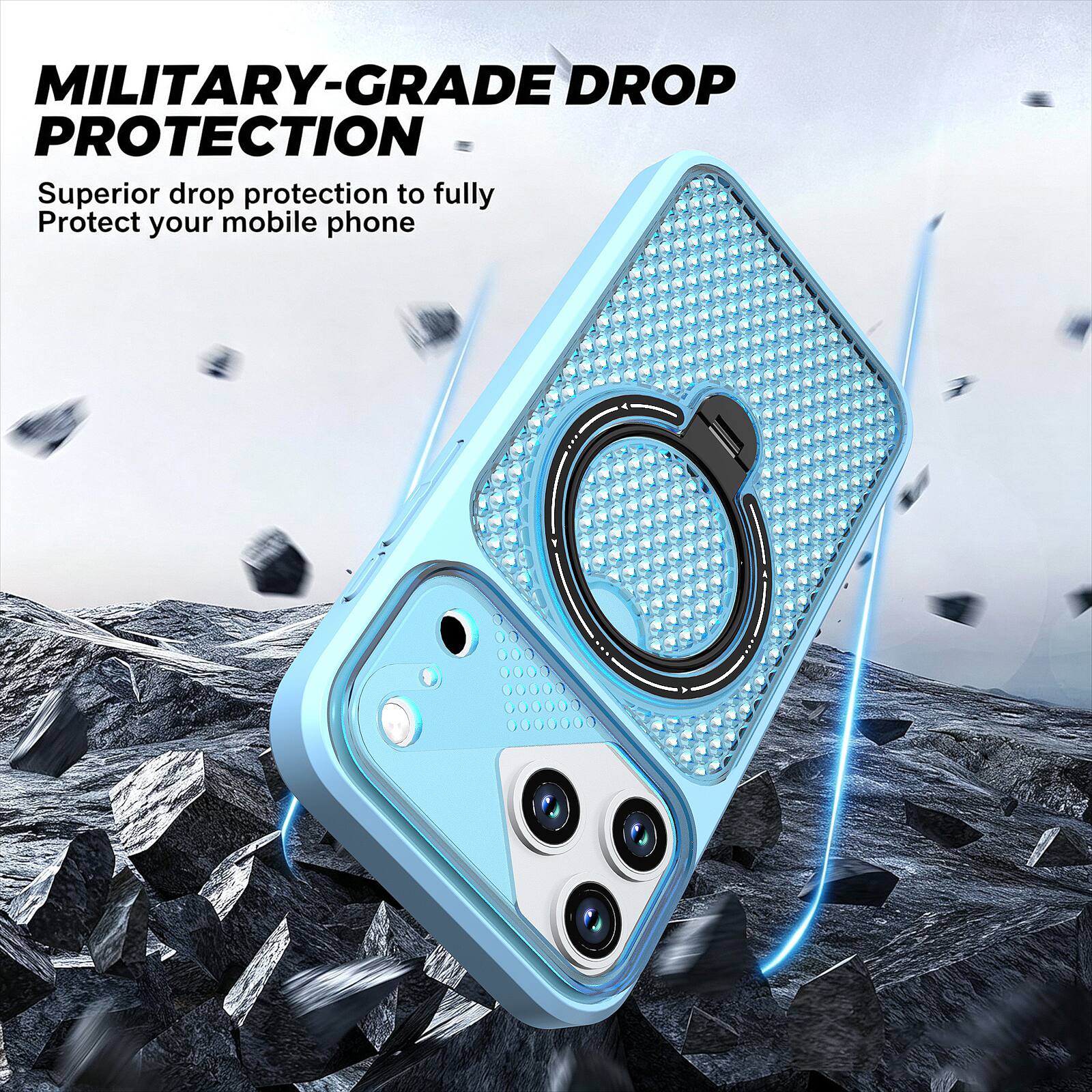 MILITARY-GRADE DROP PROTECTION  
Superior drop protection to fully Protect your mobile phone