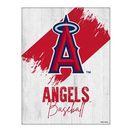 Holland Bar Stool Co. - Los Angeles Angels 24" x 32" Team Canvas Wall Art - Multicolor