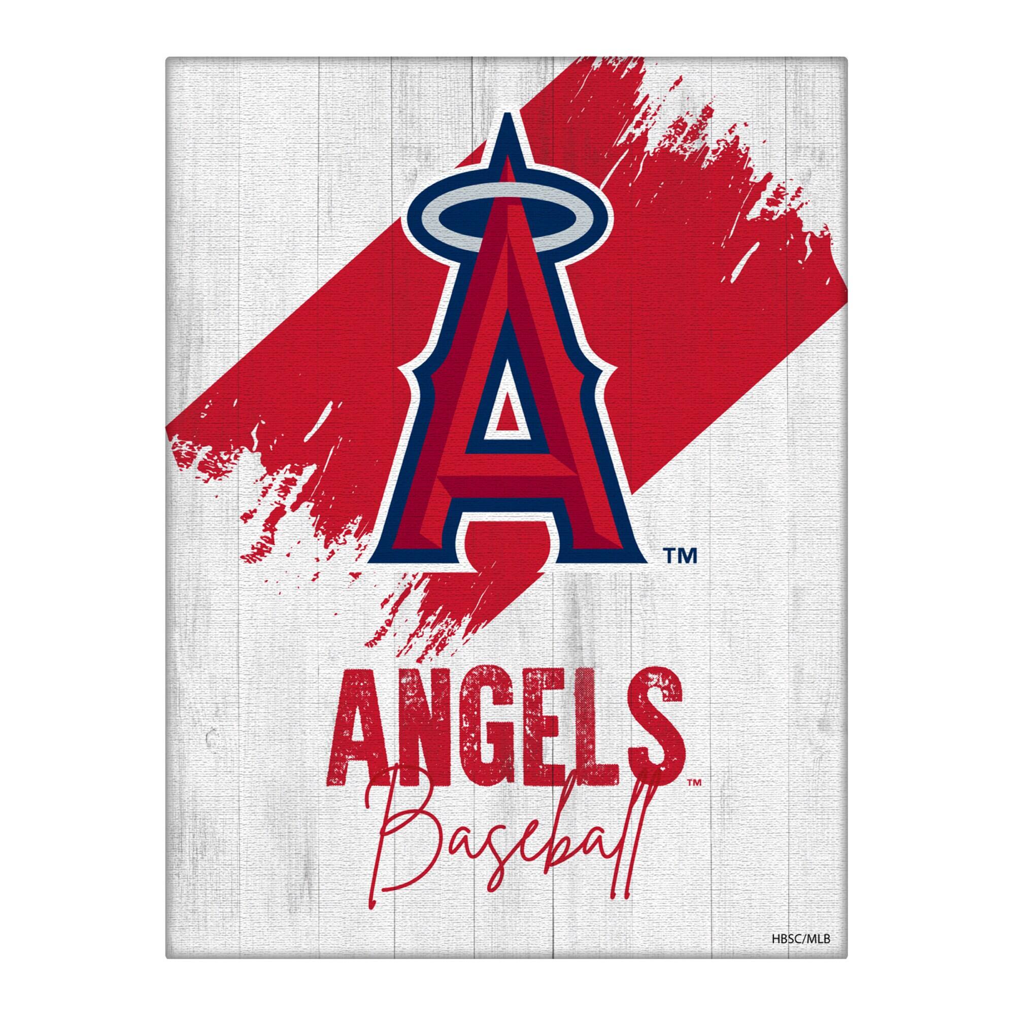 Los Angeles Angels 24" x 32" Team Canvas Wall Art