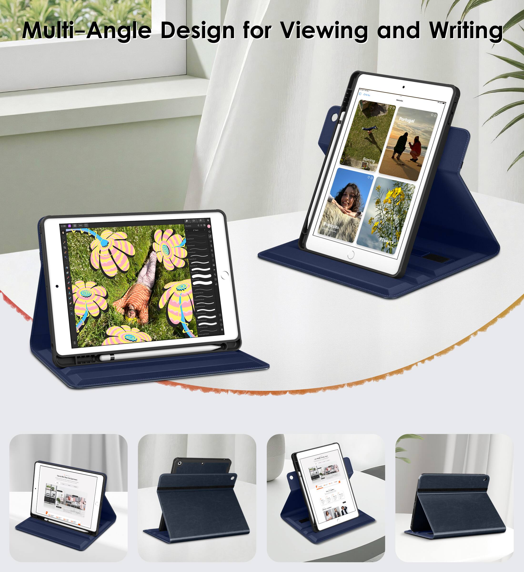 Multi-Angle Design for Viewing and Writing.