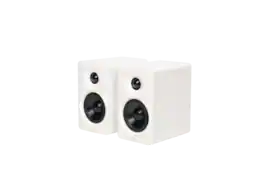 Edifier - M60 Multimedia Speaker Bluetooth 5.3, 66W RMS, Hi-Res Wireless Audio, 3" Mid Bass & 1" Tweeter, USB-C & Aux Input (Pair) - Ivory