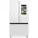 Angle. Samsung - BESPOKE 24 cu. ft 3-Door French Door Counter Depth Smart Refrigerator with Family Hub - Custom Panel Ready.