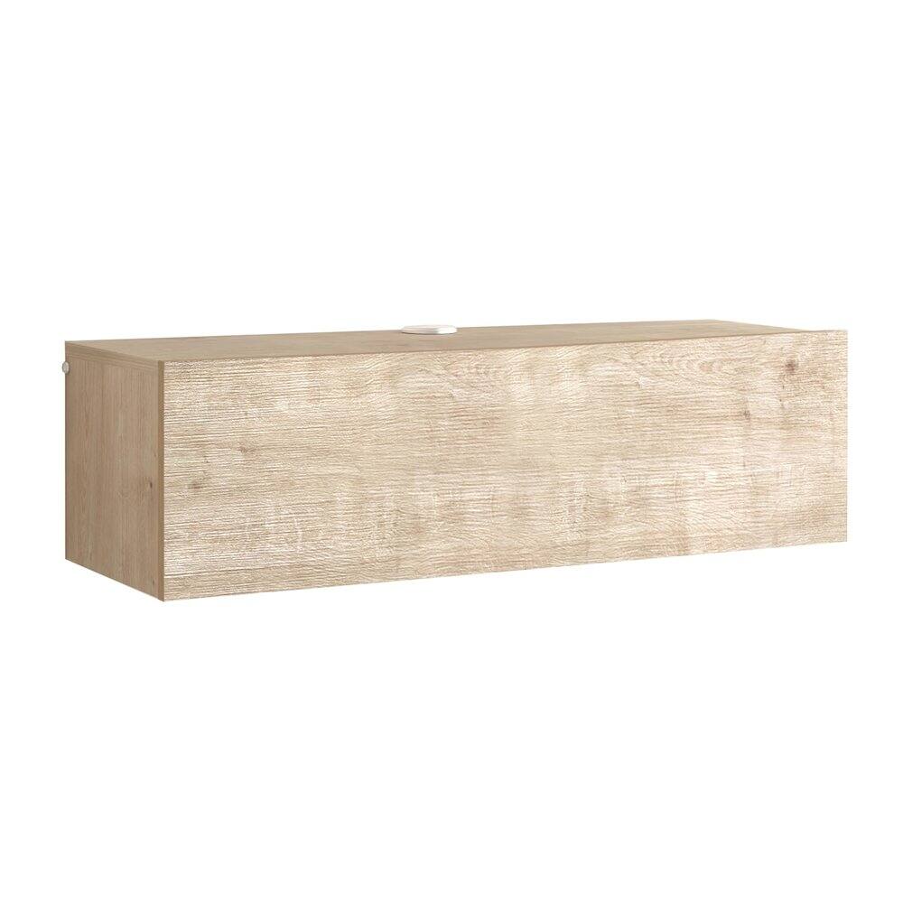 Front. Atelier Mobili - Floating TV Stand & Floating Entertainment Center (36 Inch, 1 Door) - Beige.