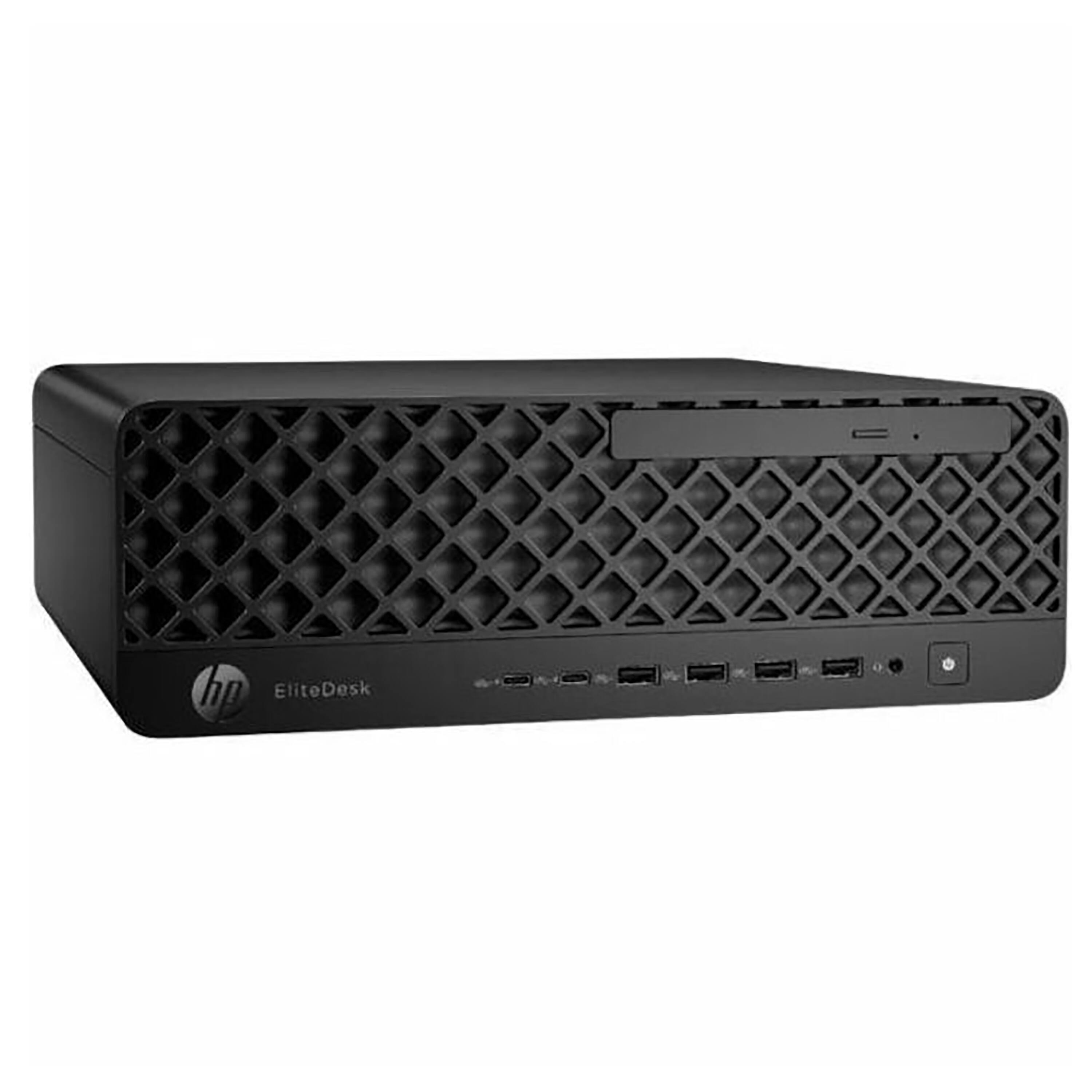 Angle. HP - EliteDesk SFF Desktop - Intel Core Ultra 7 - 32GB Memory - 512GB SSD - Jack Black.