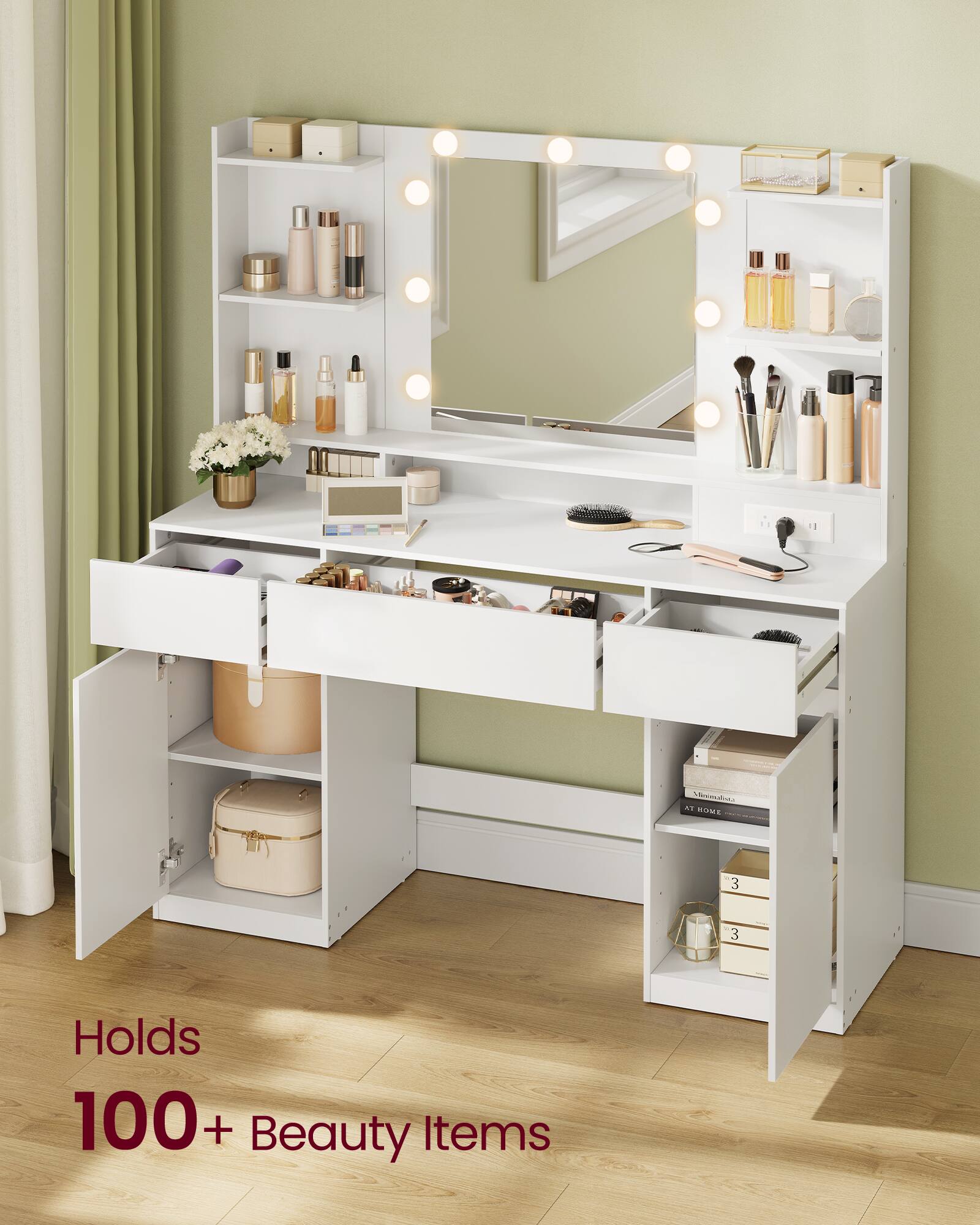 Minimalista AT HOME

Holds 100+ Beauty Items