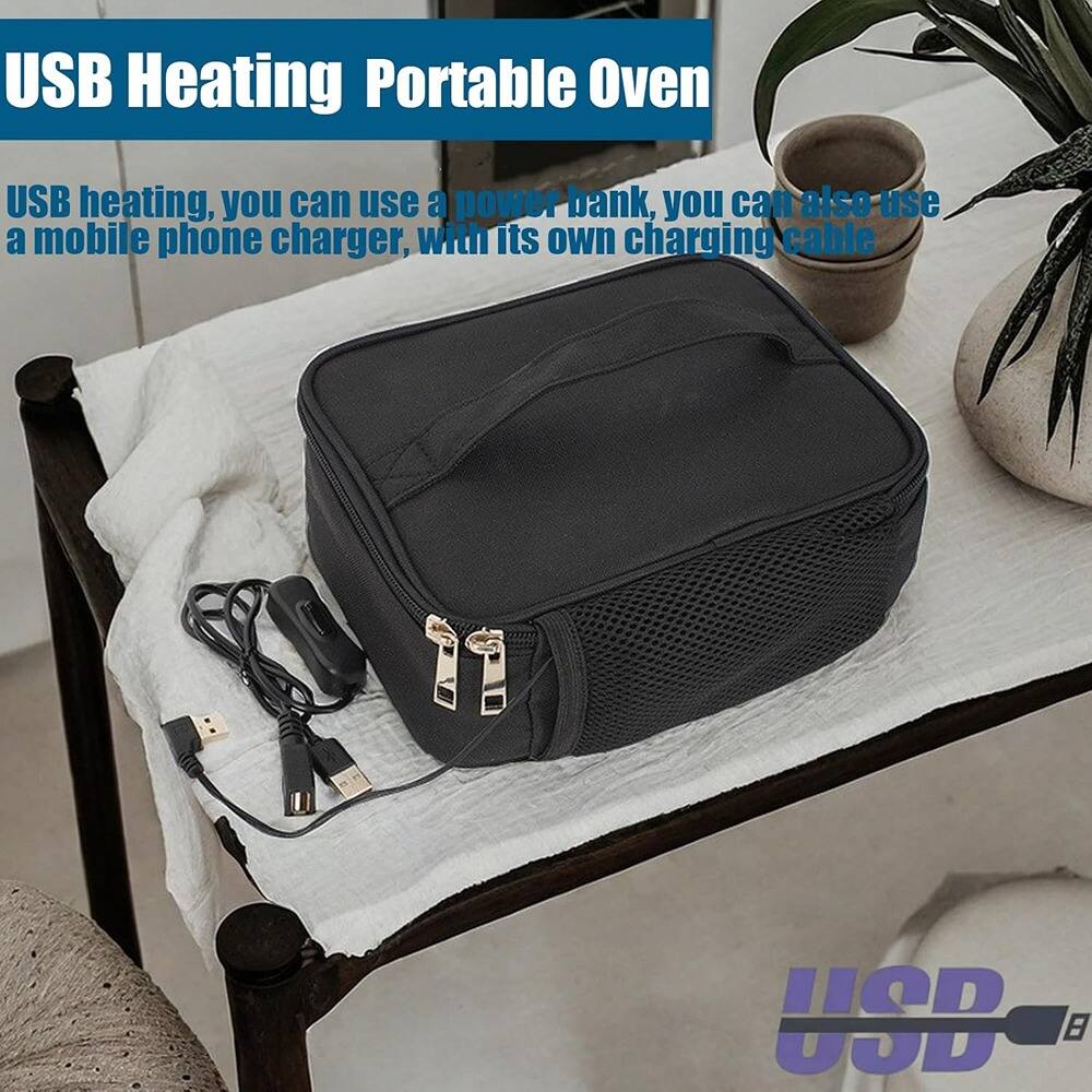 USB Heating Portable Oven

USB heating, you can use a power bank, you can also use a mobile phone charger, with its own charging cable