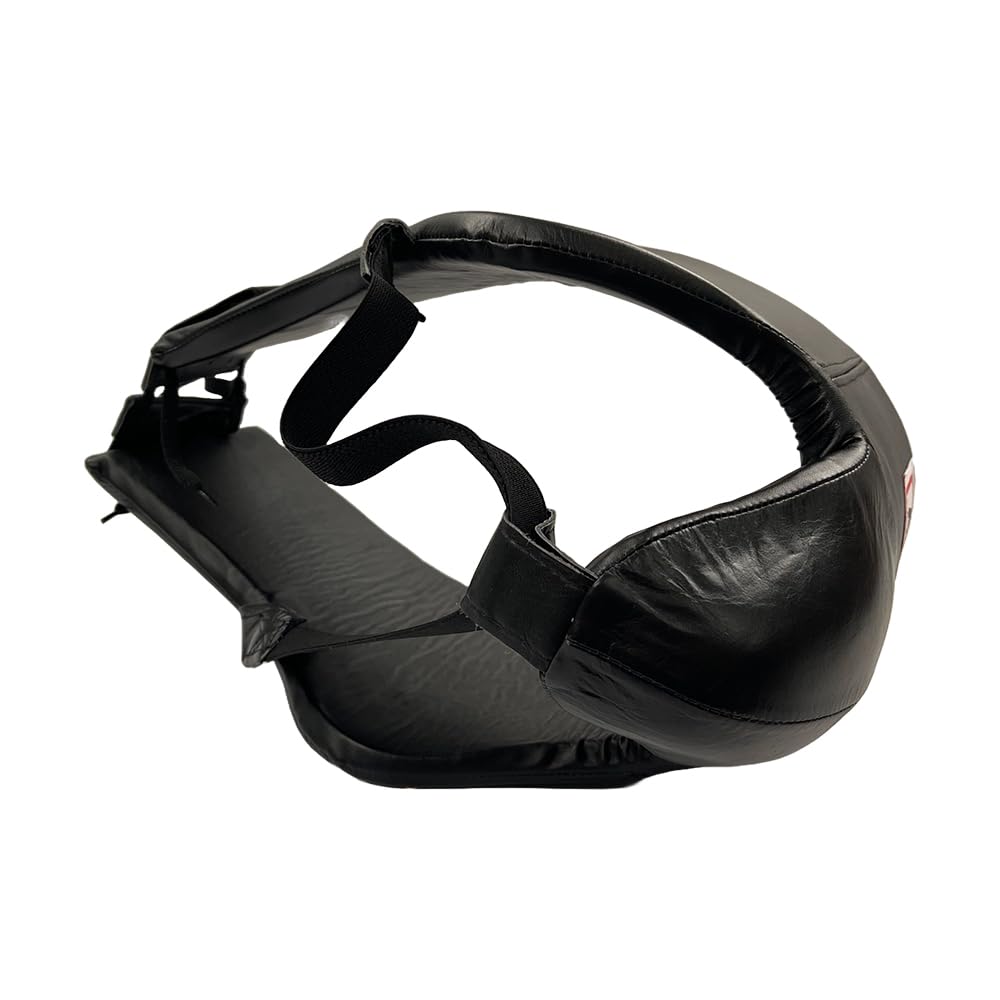 Alt View 3. Amber Sporting Goods - Amber Sporting Goods Professional Boxing Abdominal Guard (Black, Medium) - Black.