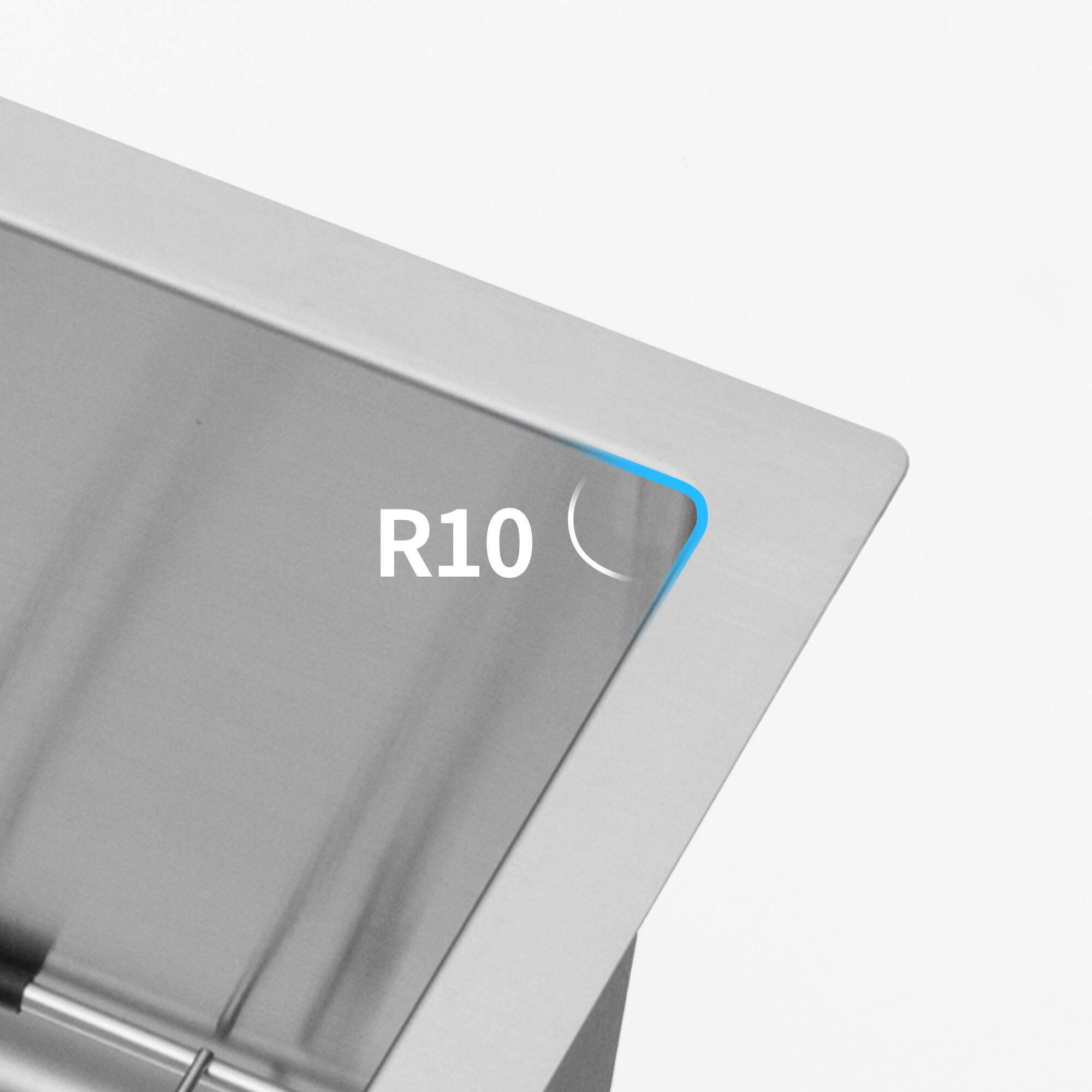 Alt View 4. ELEMENT ACE - 30" Farmhouse Apron Front Single Bowl Stainless Steel Kitchen Sink - Brushed Nickel.