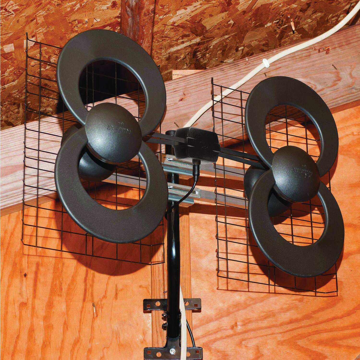 Back. Antennas Direct - Antennas Direct C4-cjm Clearstream 4 Uhf Indoor Outdoor Tv Antenna, Multi-directional, 70+ Mile Range, 4k 8k Uhd - Black.