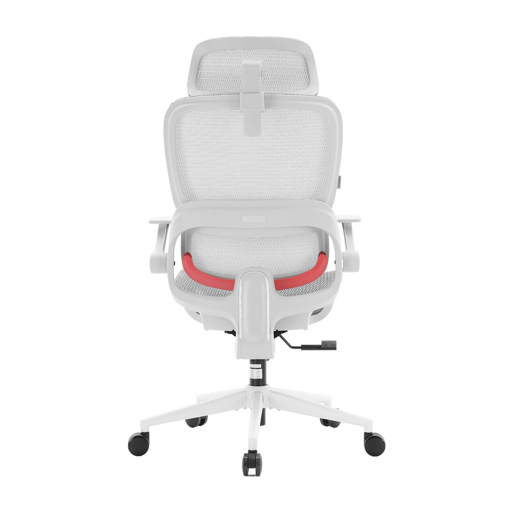 Alt View 1. SIHOO - B100 Ergonomic Office Chair, Desk Chair with Zoned Back Support, 2D Wide Headrest, High Back Executive Chair - White.