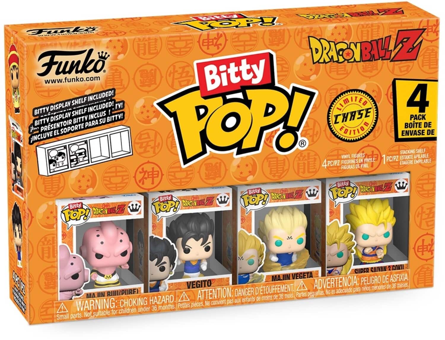 Funko Bitty POP!: Dragon Ball Z - Kid Buu 4-Pack - Multicolor