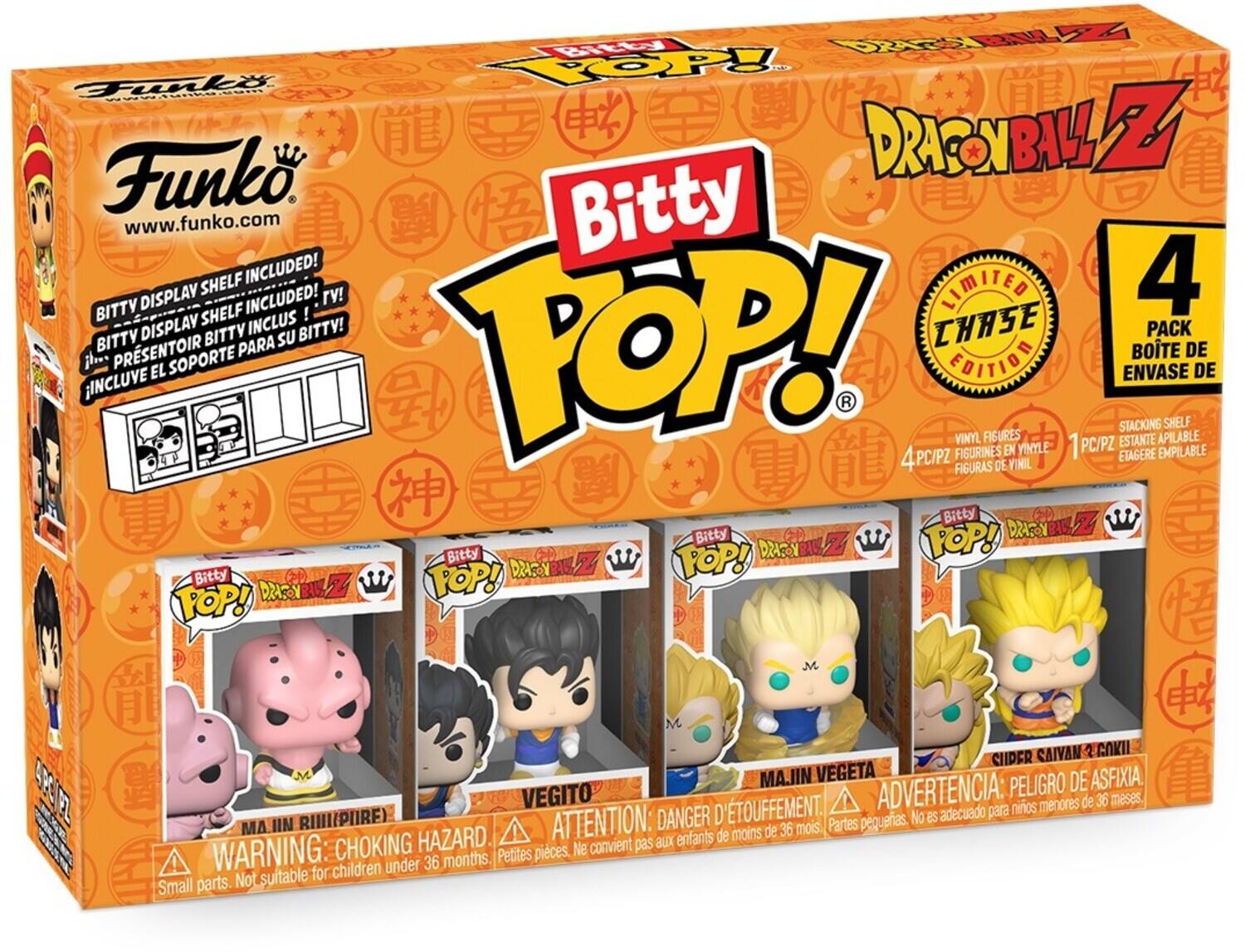 Funko Bitty POP!: Dragon Ball Z - Kid Buu 4-Pack - Collectibles