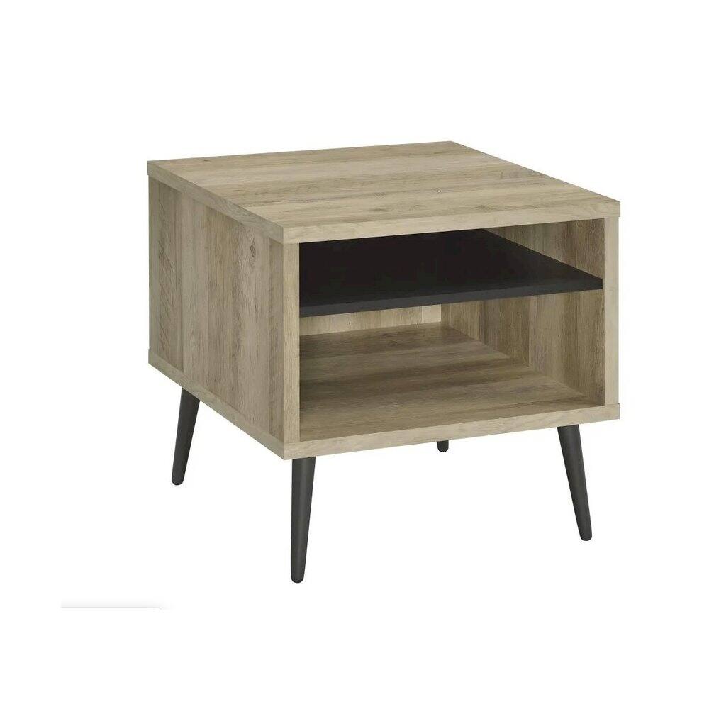 Alt View 2. Coaster Co. of America - Welsh 3-piece Coffee and End Table Set Distressed Pine - Brown.
