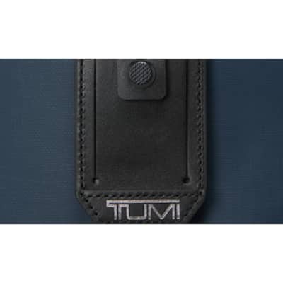 TUMI Alpha Bravo Navigation Backpack Navy Coated Canvas 156502 TUMI Alpha Bravo Navigation Backpack Navy Coated Canvas 156502