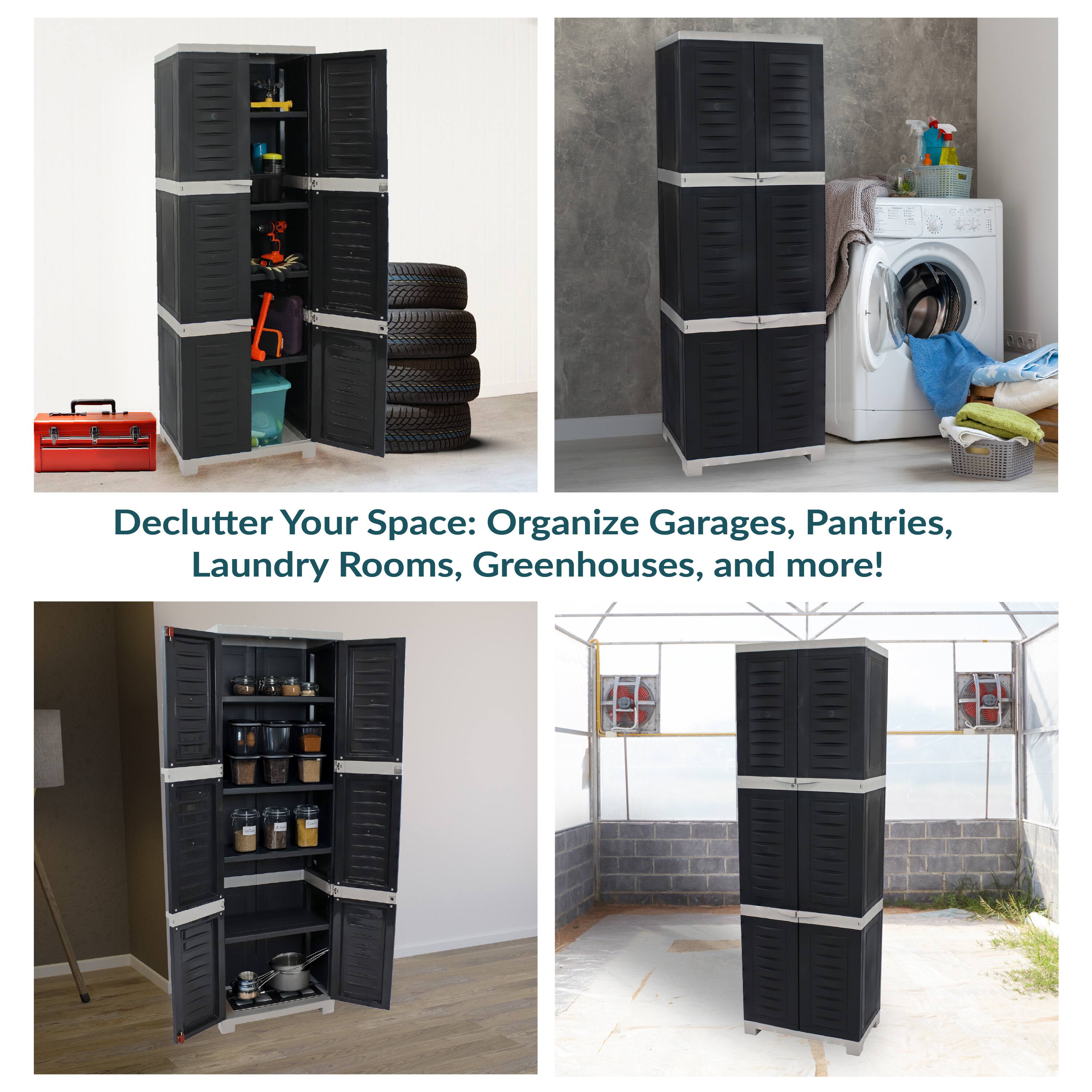 Declutter Your Space: Organize Garages, Pantries, Laundry Rooms, Greenhouses, and more!