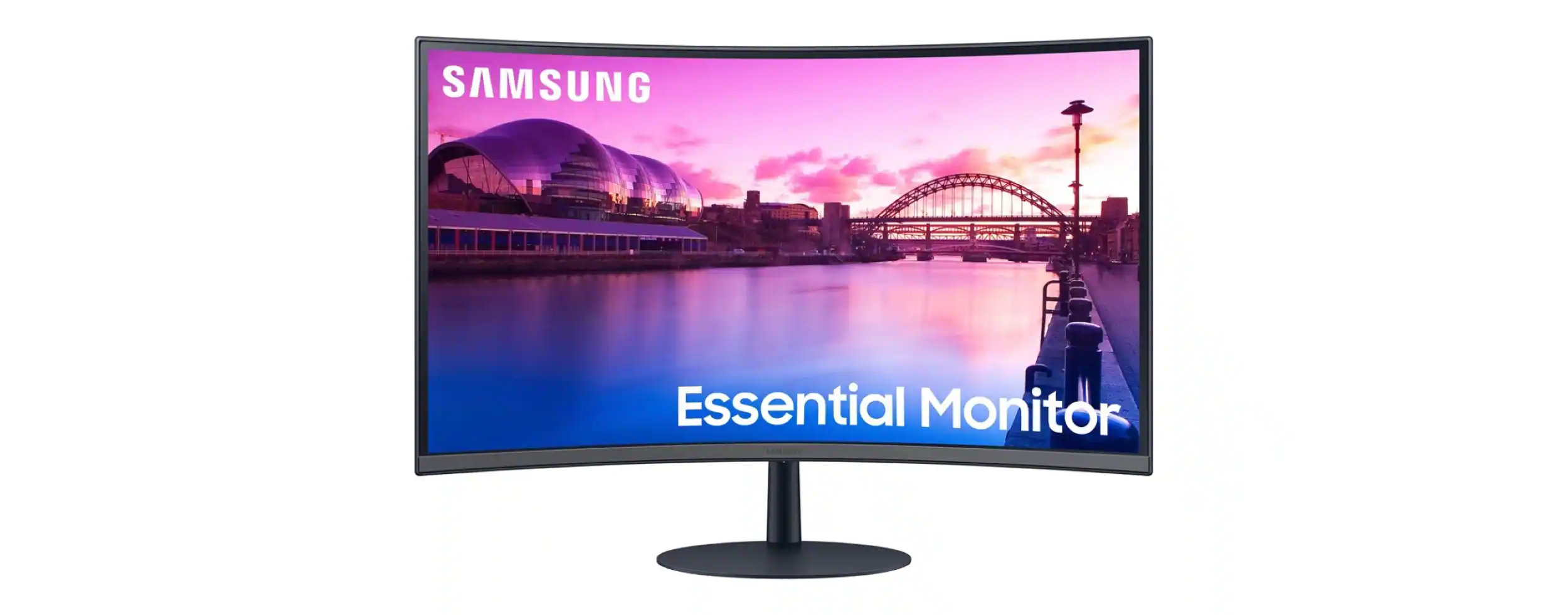Samsung - S39C 27" FHD 75Hz Curved Monitor (HDMI, DisplayPort) - Black
