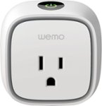 Front. WeMo - Insight Plug - White/Gray.