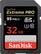 Front. SanDisk - Extreme Pro 32GB SDHC UHS-I Memory Card - Black/Red.