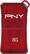 Front Standard. PNY - Micro Sleek Attaché 8GB USB Flash Drive - Red.