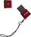 Alt View Standard 1. PNY - Micro Sleek Attaché 8GB USB Flash Drive - Red.