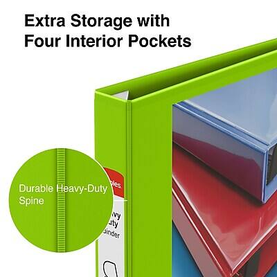Extra Storage with Four Interior Pockets

Durable Heavy-Duty Spine