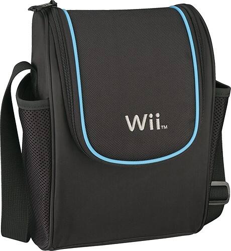 Angle Standard. Nintendo - Deluxe Game Traveler Case for Nintendo Wii.