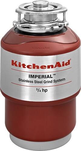 Front Standard. KitchenAid - 3/4 HP Disposer.